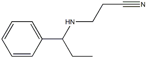 3-[(1-phenylpropyl)amino]propanenitrile