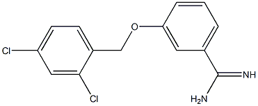 3-[(2,4-dichlorophenyl)methoxy]benzene-1-carboximidamide