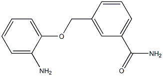 3-[(2-aminophenoxy)methyl]benzamide Structure