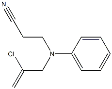  3-[(2-chloroprop-2-enyl)(phenyl)amino]propanenitrile