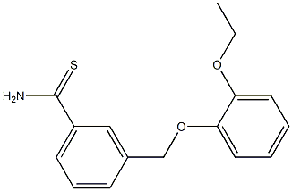 3-[(2-ethoxyphenoxy)methyl]benzenecarbothioamide