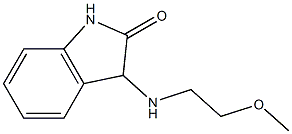 3-[(2-methoxyethyl)amino]-2,3-dihydro-1H-indol-2-one Struktur