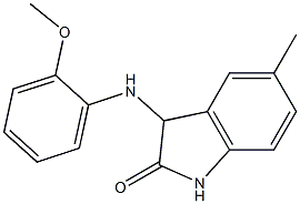 3-[(2-methoxyphenyl)amino]-5-methyl-2,3-dihydro-1H-indol-2-one|