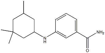 3-[(3,3,5-trimethylcyclohexyl)amino]benzamide 结构式