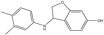 3-[(3,4-dimethylphenyl)amino]-2,3-dihydro-1-benzofuran-6-ol