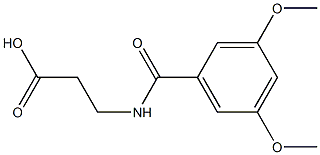 3-[(3,5-dimethoxybenzoyl)amino]propanoic acid|