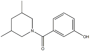 3-[(3,5-dimethylpiperidin-1-yl)carbonyl]phenol