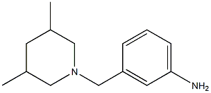 3-[(3,5-dimethylpiperidin-1-yl)methyl]aniline Structure