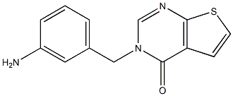 3-[(3-aminophenyl)methyl]-3H,4H-thieno[2,3-d]pyrimidin-4-one