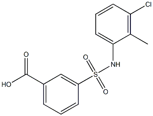 3-[(3-chloro-2-methylphenyl)sulfamoyl]benzoic acid