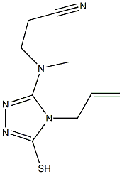 3-[(4-allyl-5-mercapto-4H-1,2,4-triazol-3-yl)(methyl)amino]propanenitrile