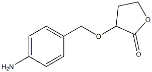 3-[(4-aminophenyl)methoxy]oxolan-2-one Structure
