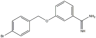 3-[(4-bromobenzyl)oxy]benzenecarboximidamide|