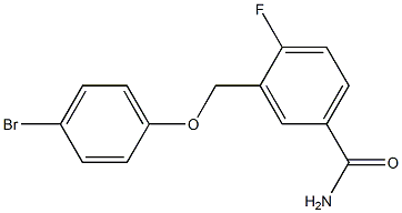 3-[(4-bromophenoxy)methyl]-4-fluorobenzamide