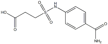 3-[(4-carbamoylphenyl)sulfamoyl]propanoic acid|