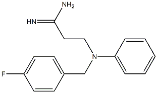 3-[(4-fluorobenzyl)(phenyl)amino]propanimidamide