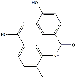  3-[(4-hydroxybenzene)amido]-4-methylbenzoic acid