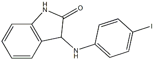 3-[(4-iodophenyl)amino]-2,3-dihydro-1H-indol-2-one,,结构式