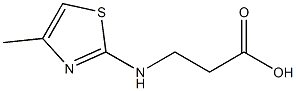 3-[(4-methyl-1,3-thiazol-2-yl)amino]propanoic acid