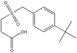 3-[(4-tert-butylbenzyl)sulfonyl]propanoic acid