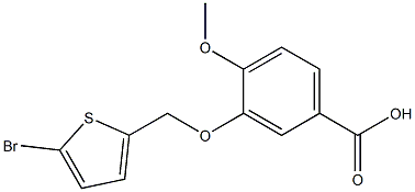 3-[(5-bromothien-2-yl)methoxy]-4-methoxybenzoic acid