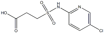  3-[(5-chloropyridin-2-yl)sulfamoyl]propanoic acid