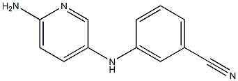 3-[(6-aminopyridin-3-yl)amino]benzonitrile