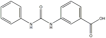 3-[(anilinocarbonyl)amino]benzoic acid Structure