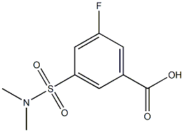 3-[(dimethylamino)sulfonyl]-5-fluorobenzoic acid