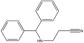 3-[(diphenylmethyl)amino]propanenitrile|