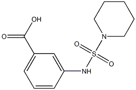  3-[(piperidine-1-sulfonyl)amino]benzoic acid