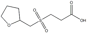 3-[(tetrahydrofuran-2-ylmethyl)sulfonyl]propanoic acid Structure