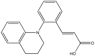 3-[2-(1,2,3,4-tetrahydroquinolin-1-yl)phenyl]prop-2-enoic acid