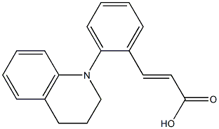  3-[2-(1,2,3,4-tetrahydroquinolin-1-yl)phenyl]prop-2-enoic acid