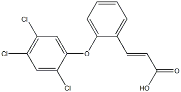 3-[2-(2,4,5-trichlorophenoxy)phenyl]prop-2-enoic acid