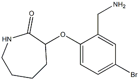 3-[2-(aminomethyl)-4-bromophenoxy]azepan-2-one