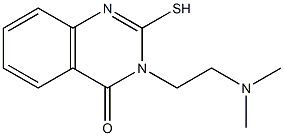 3-[2-(dimethylamino)ethyl]-2-sulfanyl-3,4-dihydroquinazolin-4-one Structure