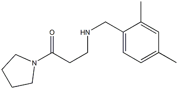 3-{[(2,4-dimethylphenyl)methyl]amino}-1-(pyrrolidin-1-yl)propan-1-one