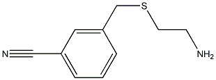 3-{[(2-aminoethyl)thio]methyl}benzonitrile|