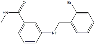  3-{[(2-bromophenyl)methyl]amino}-N-methylbenzamide