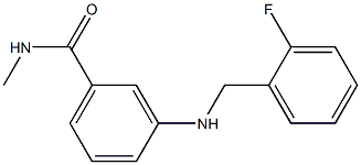 3-{[(2-fluorophenyl)methyl]amino}-N-methylbenzamide