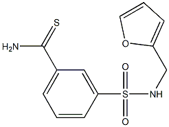 3-{[(2-furylmethyl)amino]sulfonyl}benzenecarbothioamide