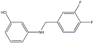 3-{[(3,4-difluorophenyl)methyl]amino}phenol