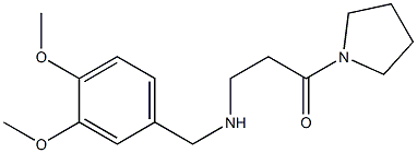 3-{[(3,4-dimethoxyphenyl)methyl]amino}-1-(pyrrolidin-1-yl)propan-1-one