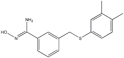 3-{[(3,4-dimethylphenyl)sulfanyl]methyl}-N'-hydroxybenzene-1-carboximidamide