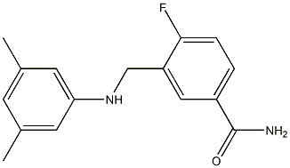 3-{[(3,5-dimethylphenyl)amino]methyl}-4-fluorobenzamide