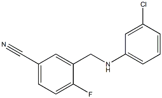  3-{[(3-chlorophenyl)amino]methyl}-4-fluorobenzonitrile