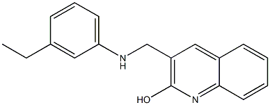 3-{[(3-ethylphenyl)amino]methyl}quinolin-2-ol