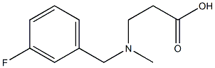 3-{[(3-fluorophenyl)methyl](methyl)amino}propanoic acid