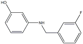  3-{[(3-fluorophenyl)methyl]amino}phenol